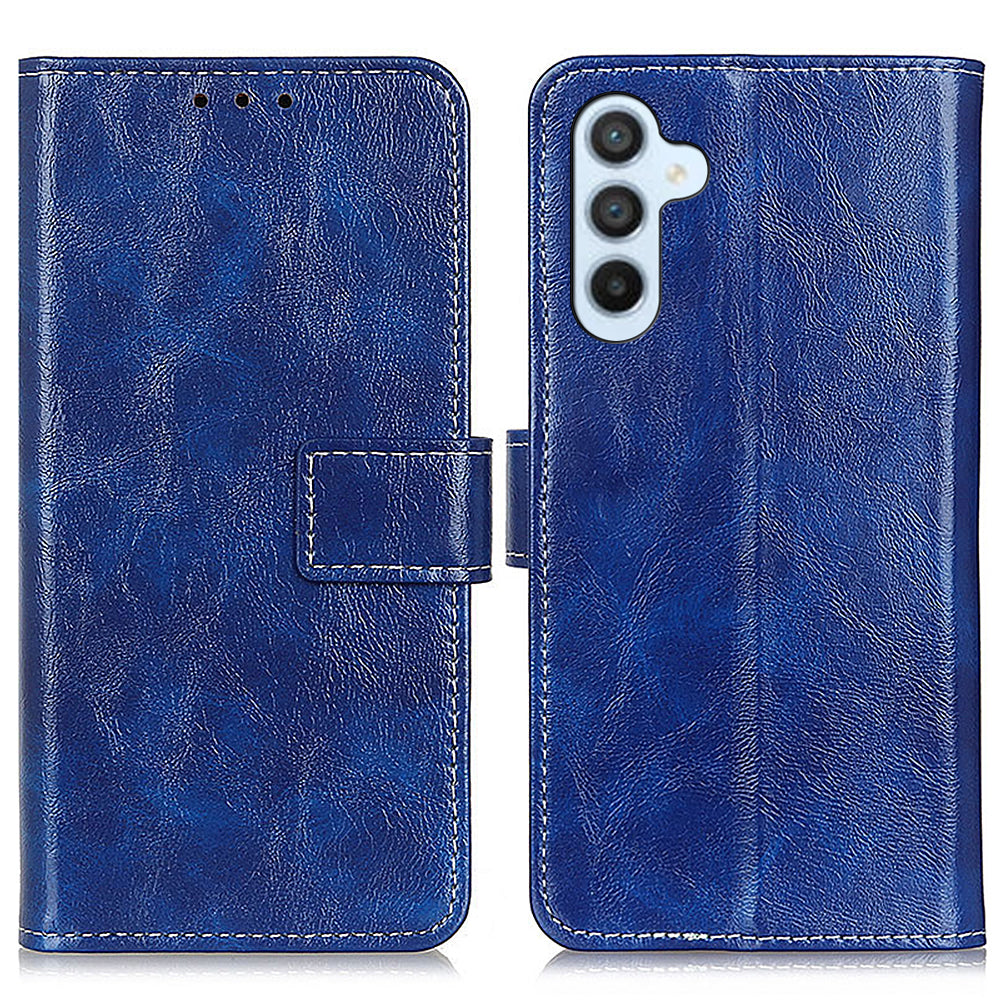 Retro Leather Phone Case for Samsung Galaxy M54 5G / F54 5G Crazy Horse Texture Wallet Stand Phone Cover Retro Leather Phone Case for Samsung Galaxy M54 5G / F54 5G Crazy Horse Texture Wallet Stand Phone Cover